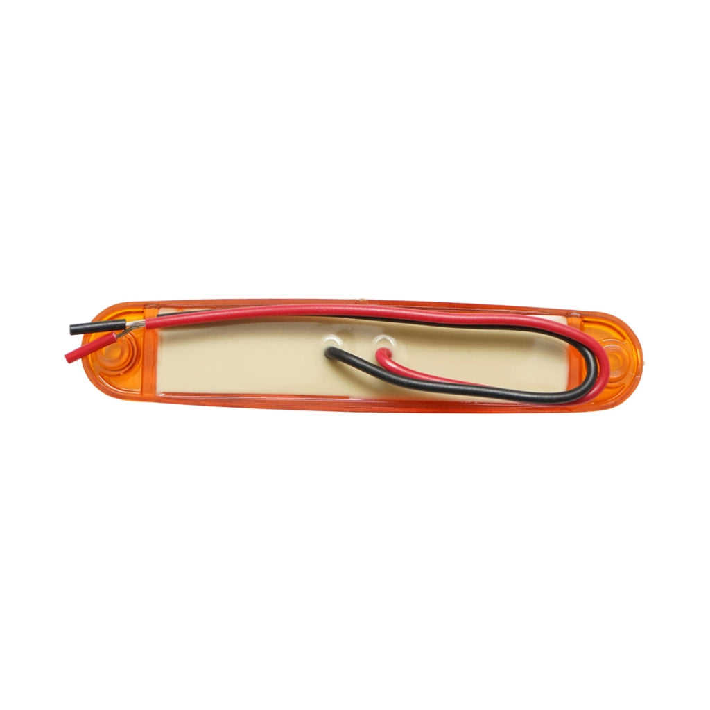 Lampada laterale LED, 12V-24V, gialla, 100 mm, Breckner Germany