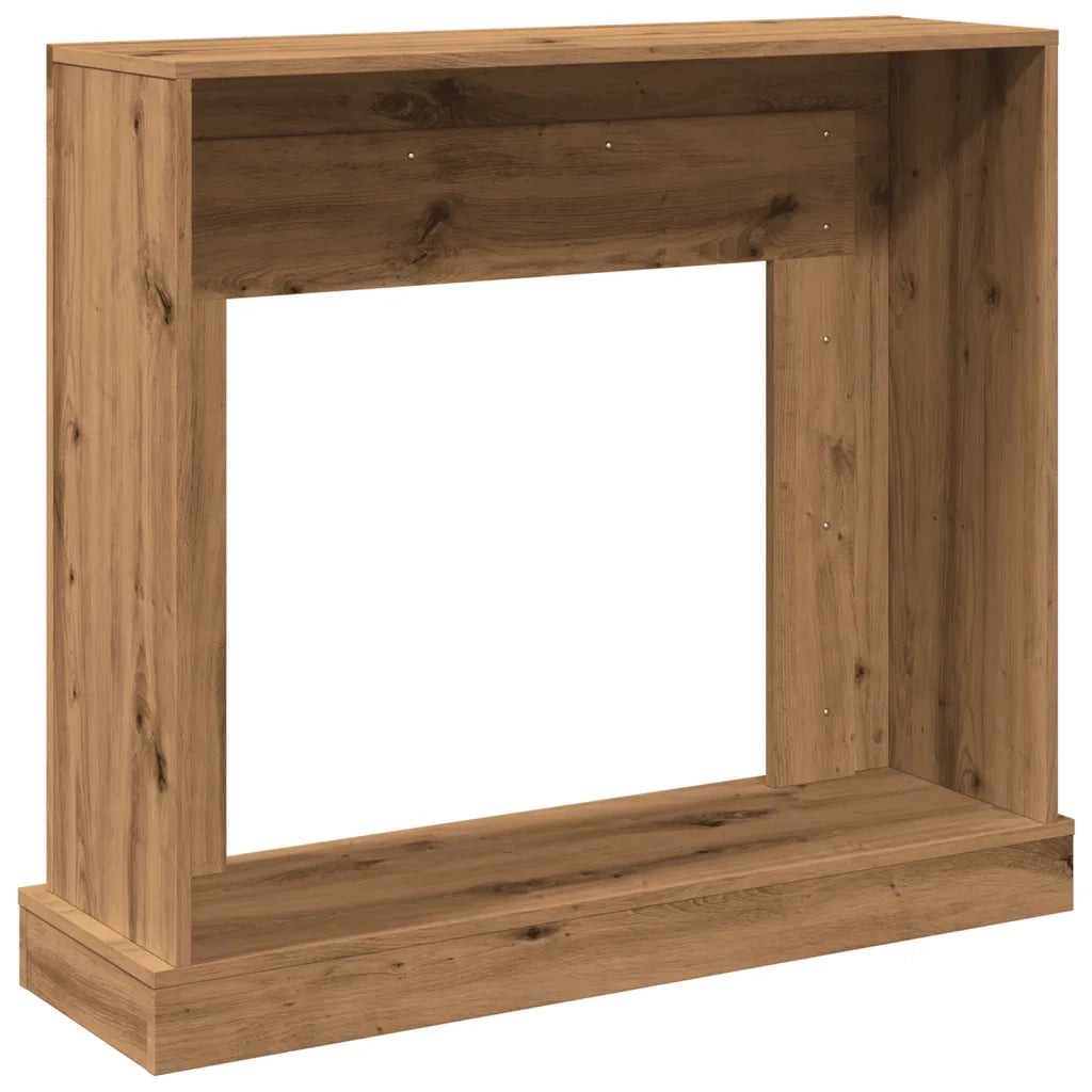 Cornice per Camino Rovere Artigianale 100x30x87,5 cm Truciolato 854570