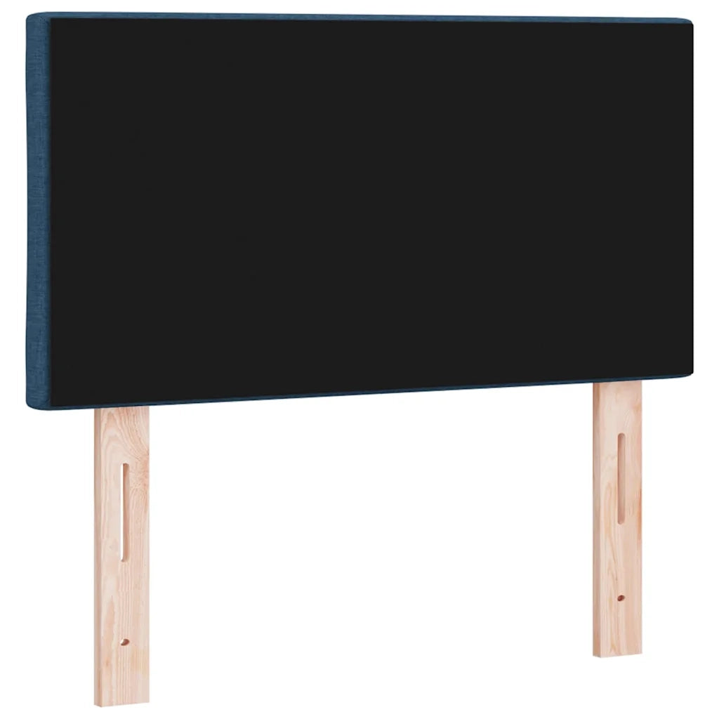 Testiera con luci a strisce a LED-Testata Regolabile Blu 180 cm Tessuto