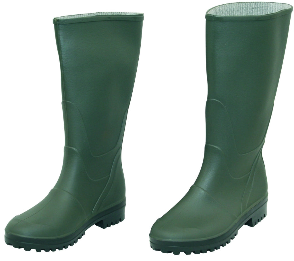 STIVALI IN PVC VERDI GINOCCHIO N 41