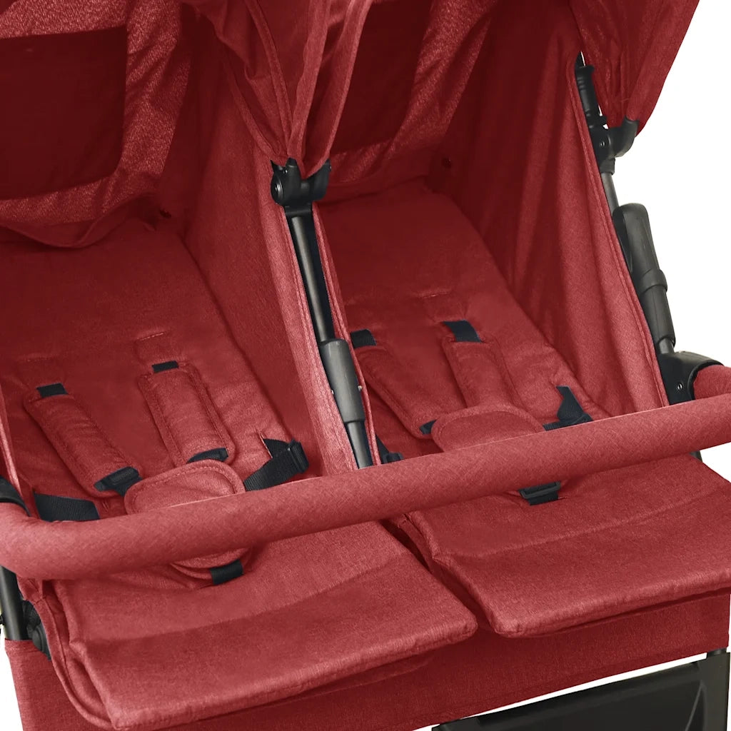 Passeggino Gemellare Rosso in Acciaio CFW6253229