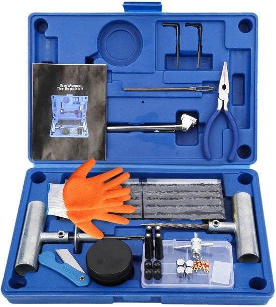 Kit di riparazione delle gomme per Auto - Motociclo - Scooter - Etc. - 73 articoli