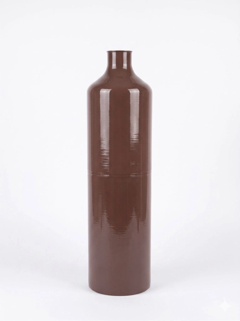 Vaso metallo Mondex ROGER 8,5x22x81 cm marrone 1 pz
