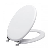 Sedile wc Ybo' bianco con cerniere in metallo
