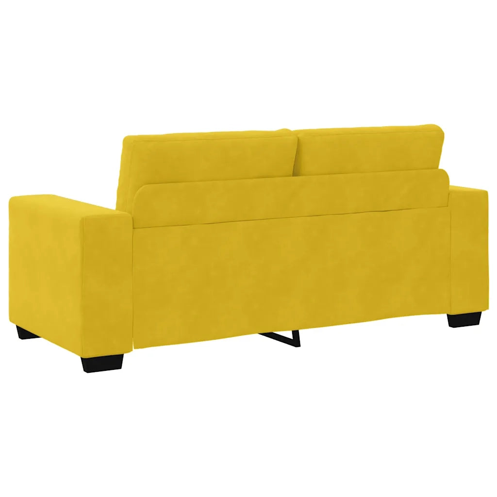 Divano Divanetto-Sofa Giallo 140 cm in Velluto