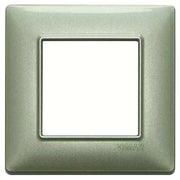 VIMAR PLANA - PLACCA 2M VERDE METALLIZZATO