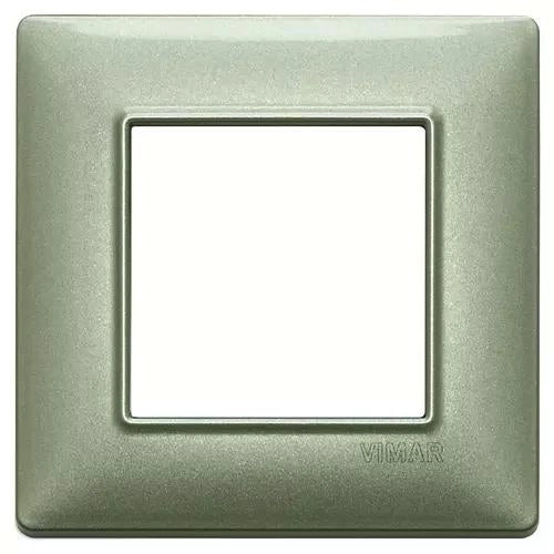 VIMAR PLANA - PLACCA 2M VERDE METALLIZZATO