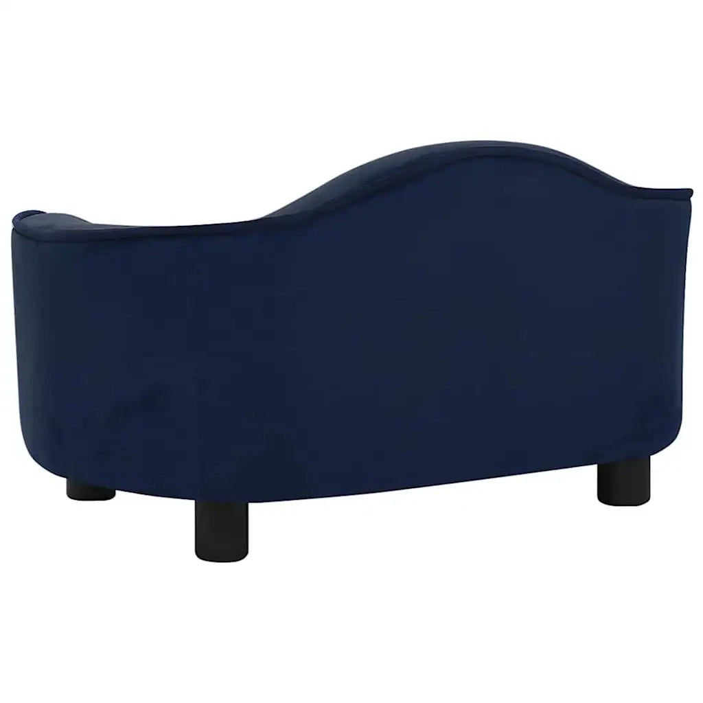 Divano per Cani Blu 67x47x36 cm in Peluche 171088
