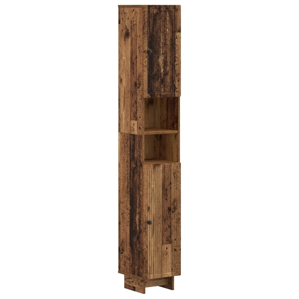 Set di Mobili da Bagno da 4 Pezzi EDE Legno antico 3417907