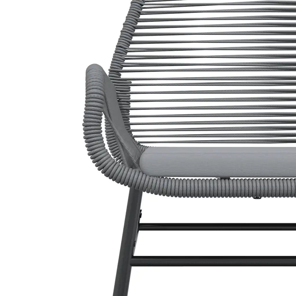 Set da Pranzo da Giardino 3 pz con Cuscini in Polyrattan Vetro 3334478