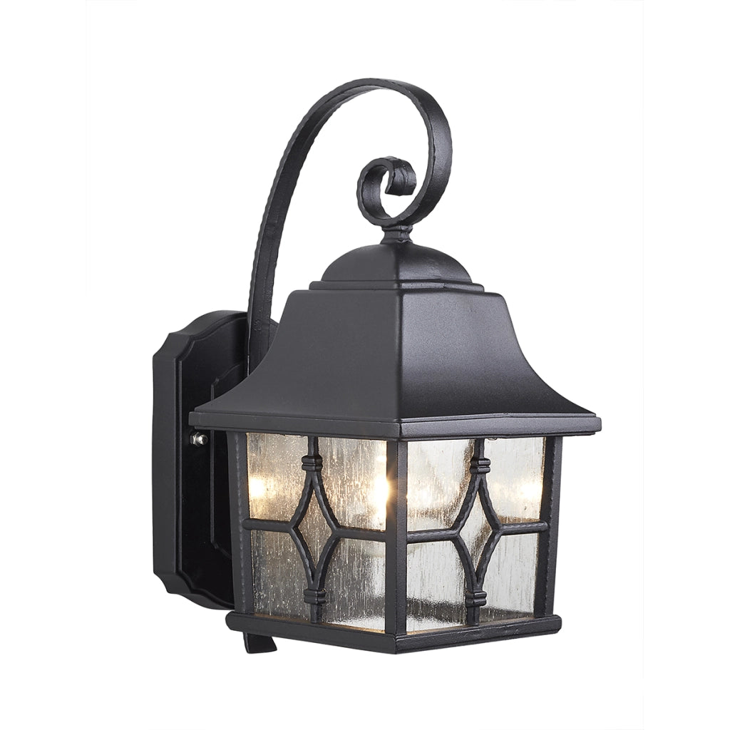 Applique esterna retro nera IP44 E27 60W Kent Elstead
