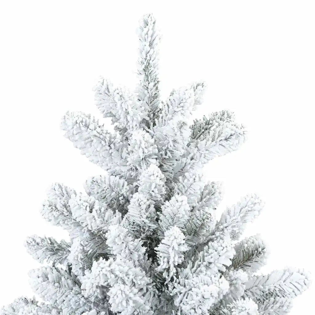 Albero di Natale Artificiale Snodato Foderato di Neve Bianco 42019328