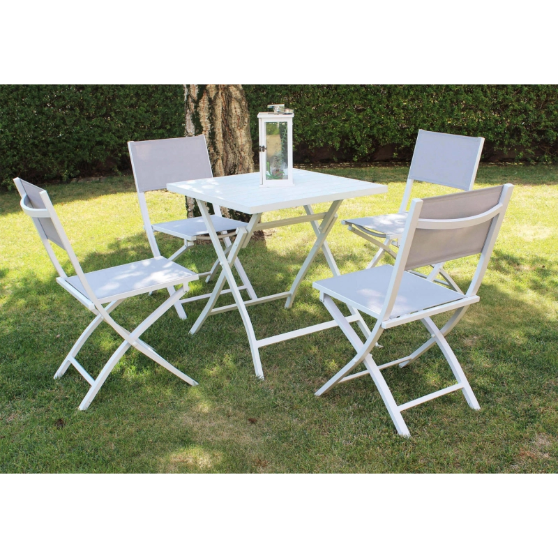 Set di 4 SEDIE GEORGIA PIEGHEVOLE