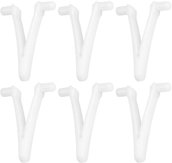 Accessori per skimmer - Clip a farfalla - 6 pezzi - V Clips - Ricambio - Sostenibile - 5,3 x 4 cm - Clip per piscina