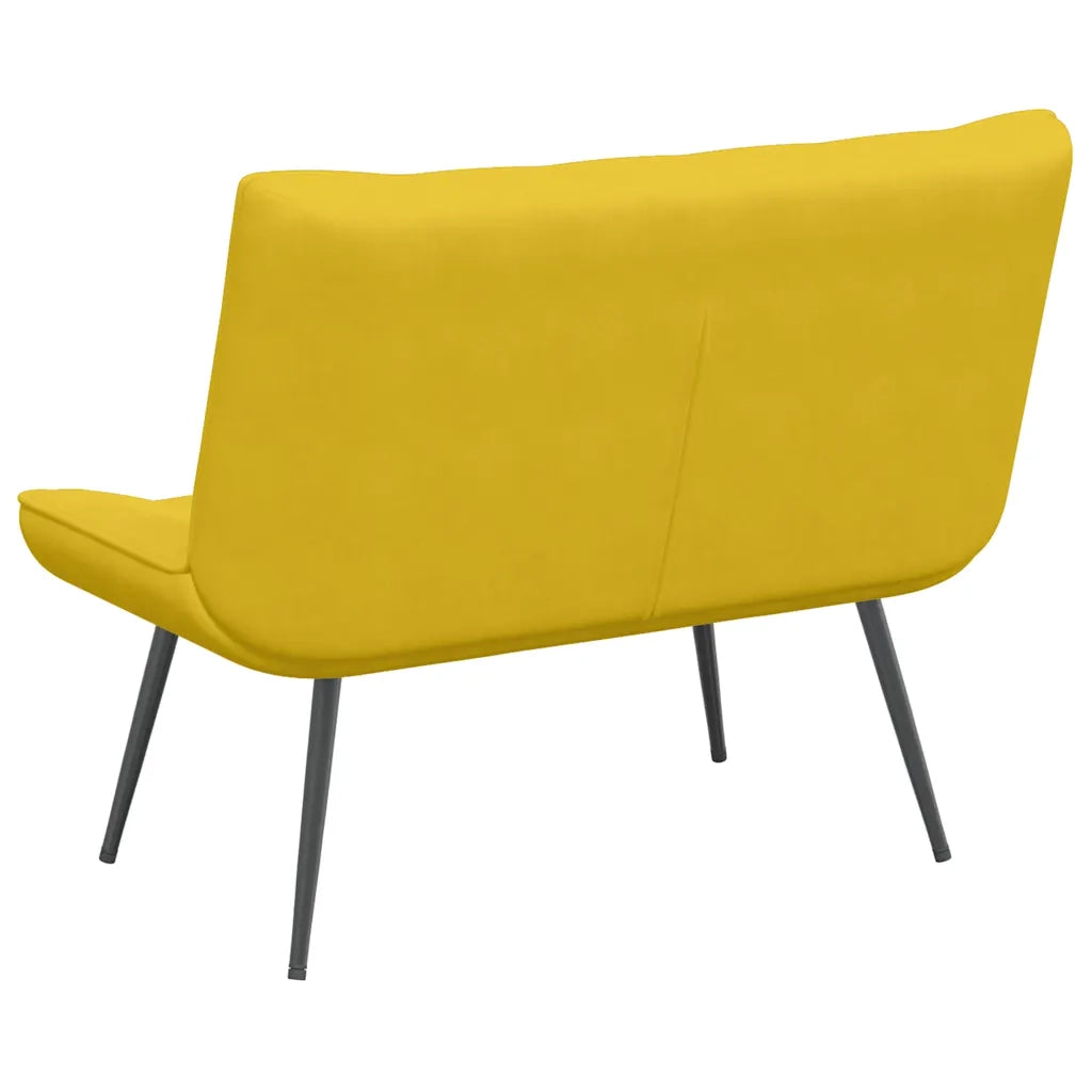 Panca Gialla 110x74x84 cm in Velluto CFW4668288