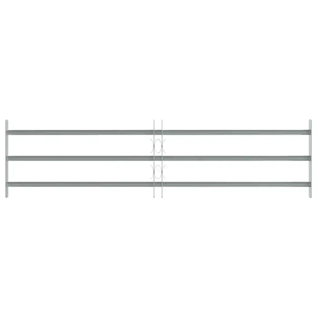 Grate per Finestre Regolabili 3 Barre Trasversali 1000-1500 mm CFW6945840
