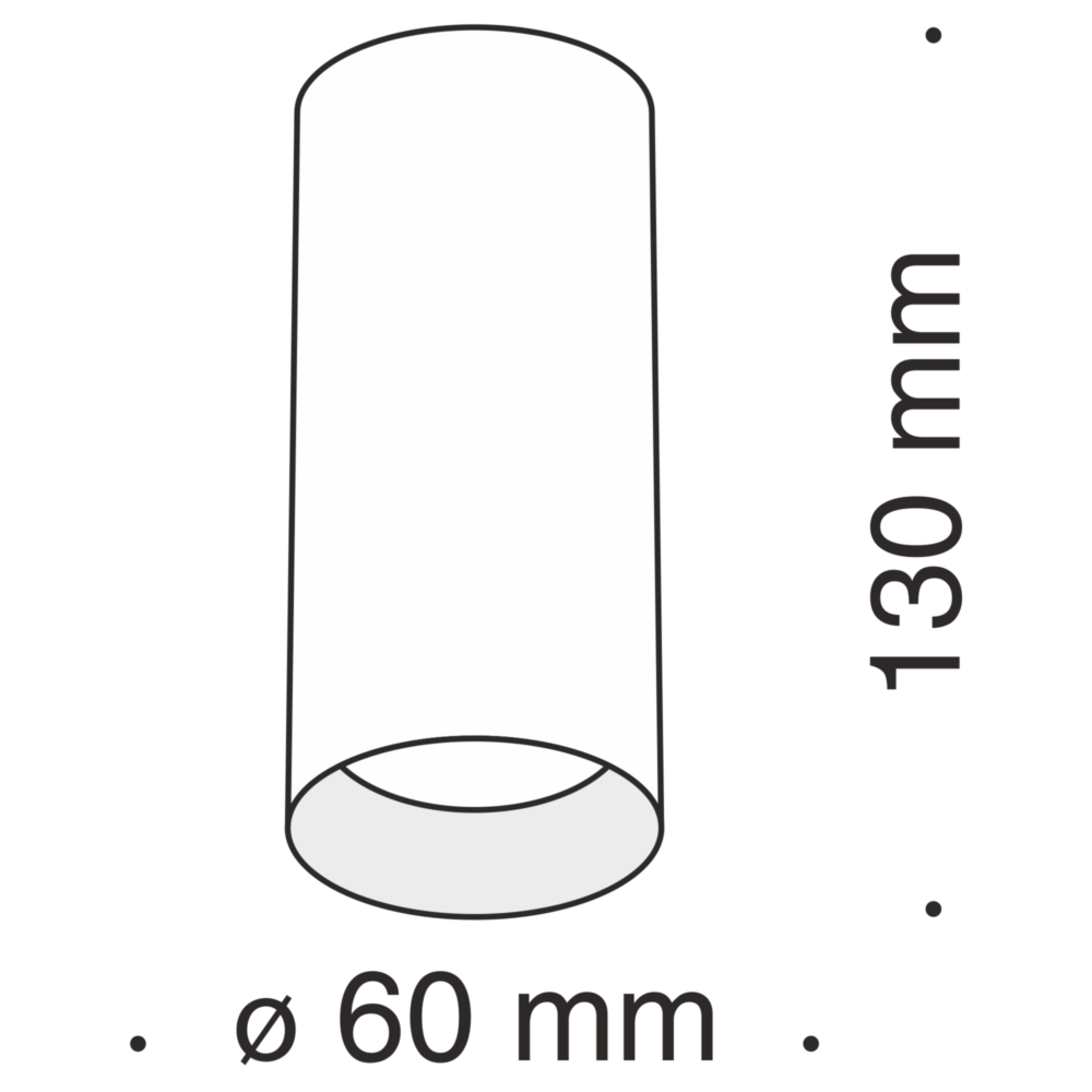 Maytoni Focus Plafoniera nera GU10 6cm IP20 C010CL-01B