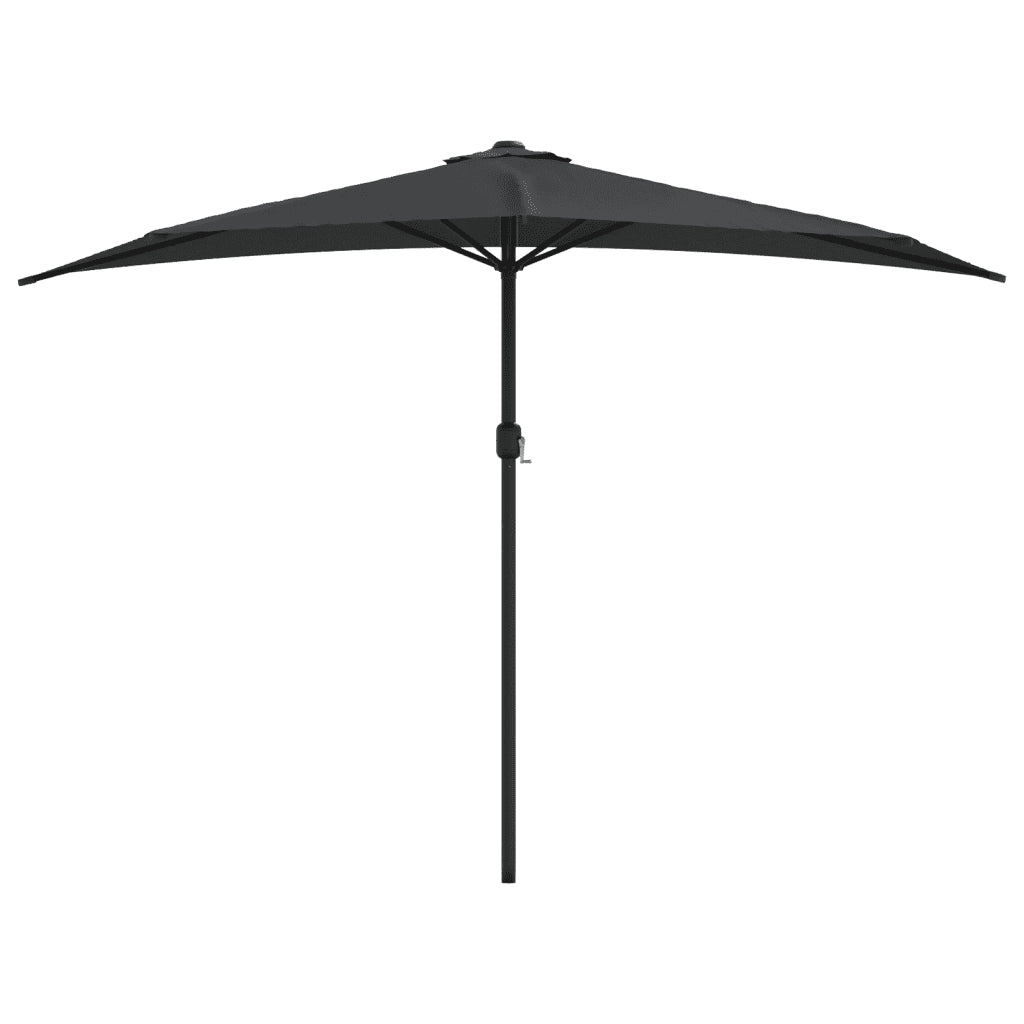 Ombrello | Parasolne Balcone Palo Alluminio Antracite 300x155 cm a Met¨¤