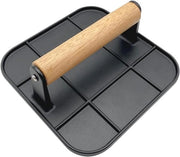 Patty Forme con Manico Antiscivolo per Hamburger Perfetti e Bacon 16x16CM