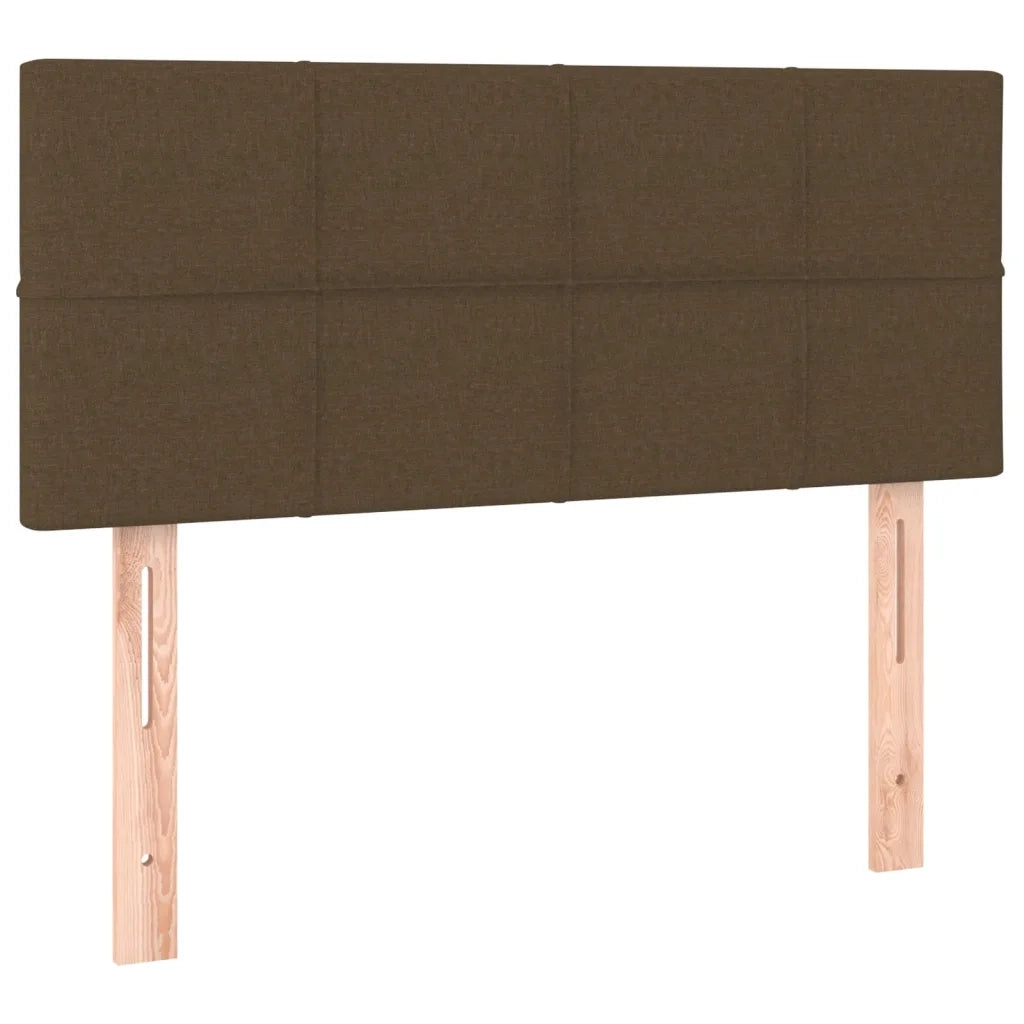Testiera | Testata Marrone Scuro 100x5x78/88 cm in Tessuto