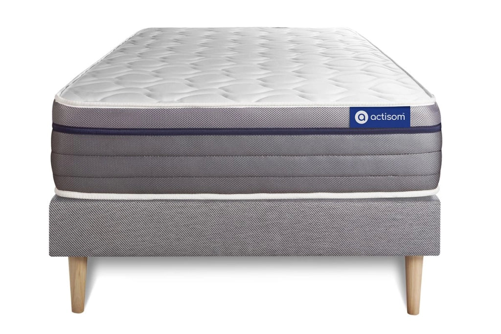 Kit rete e materasso matrimoniale Actiflex zen 90x200cm - Spessore : 26cm - Molle insacchettate e memory foam - Bilanciato -