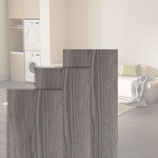 Pavimento in PVC - Pavimenti in PVC - Pavimento in vinile - Pavimenti in vinile - Naturale - 91,5 x 15,2 cm x 1,5 mm - Spessore 1,5 mm - 21 piastrelle - Notte Eichen