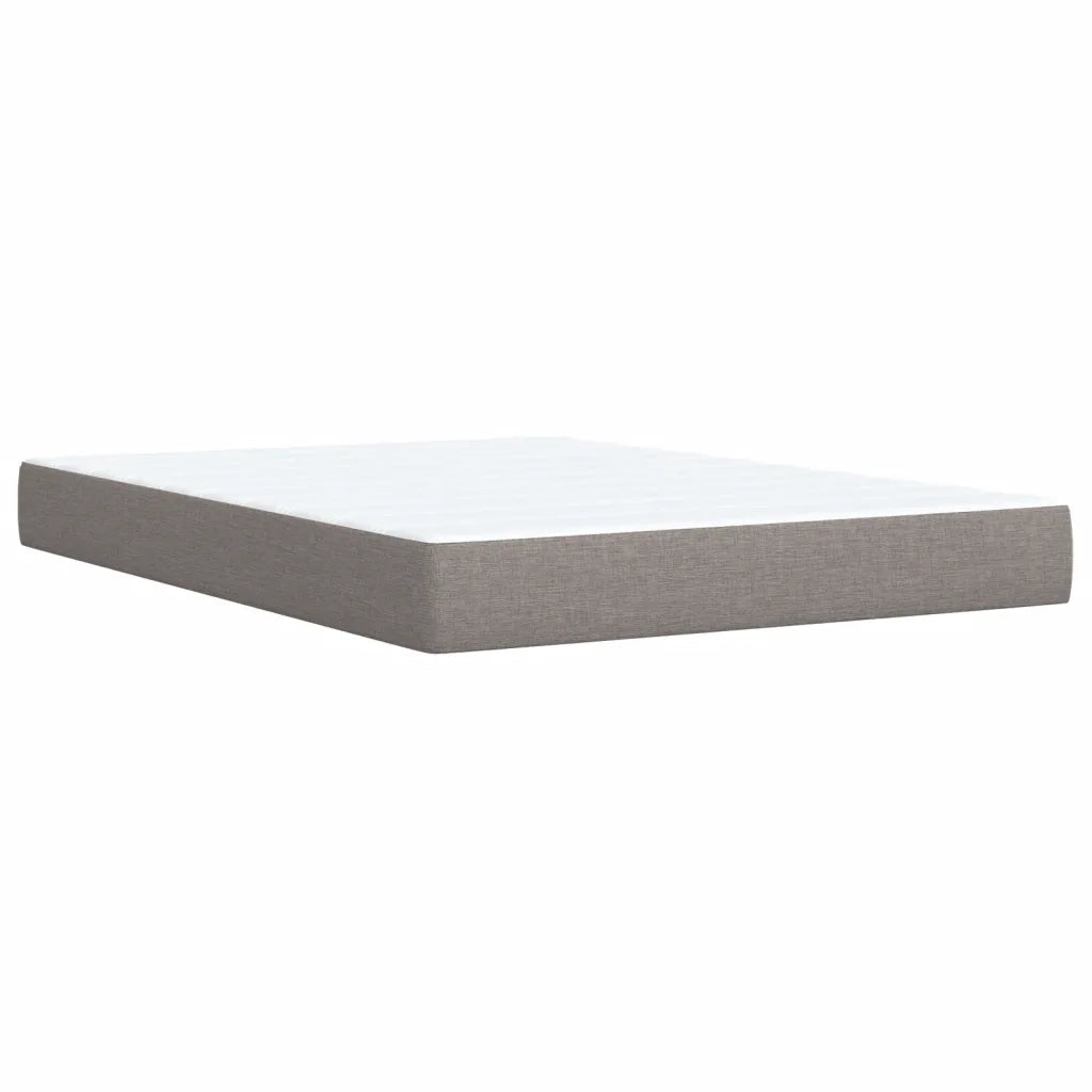 Giroletto a Molle con Materasso Tortora 160x200 cm in Tessuto 3290557