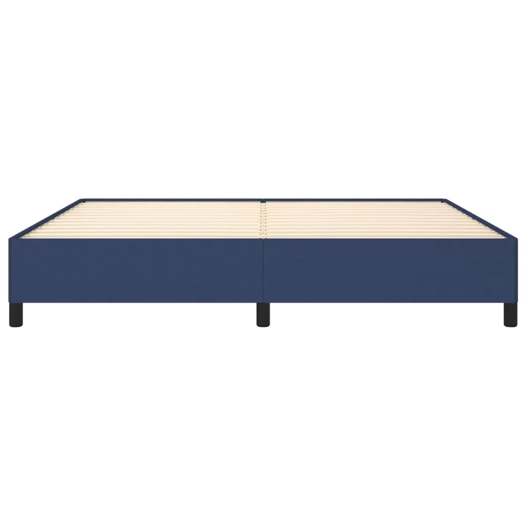 Giroletto senza Materasso Blu 200x200 cm in Tessuto 347096