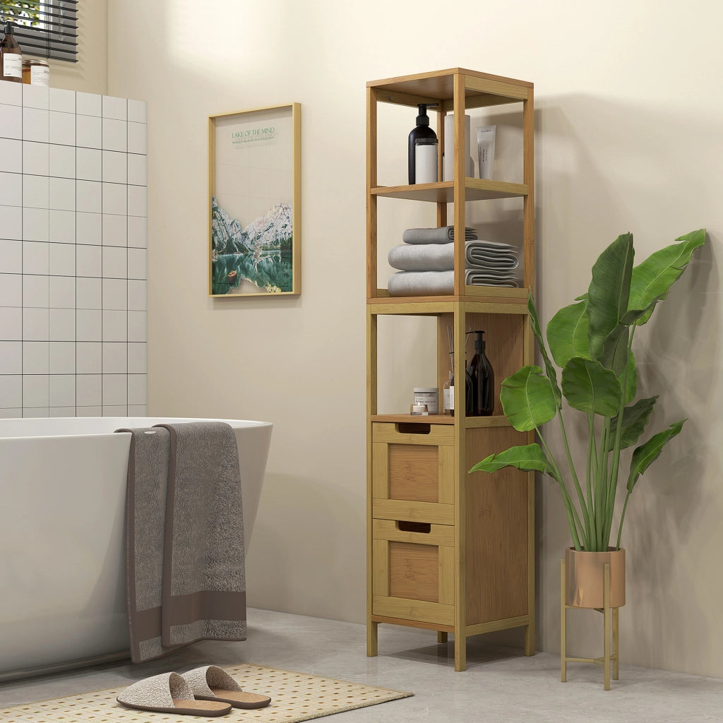Mobiletto Bagno Colonna ¨C Minimal ¨C Bamb¨´ 30x30x144