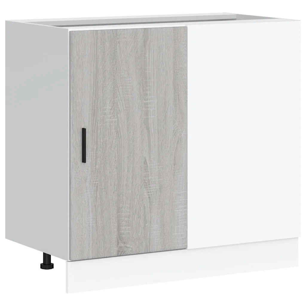 Mobile Base Lavello “Lyon” Grigio Sonoma in Legno Multistrato 854294