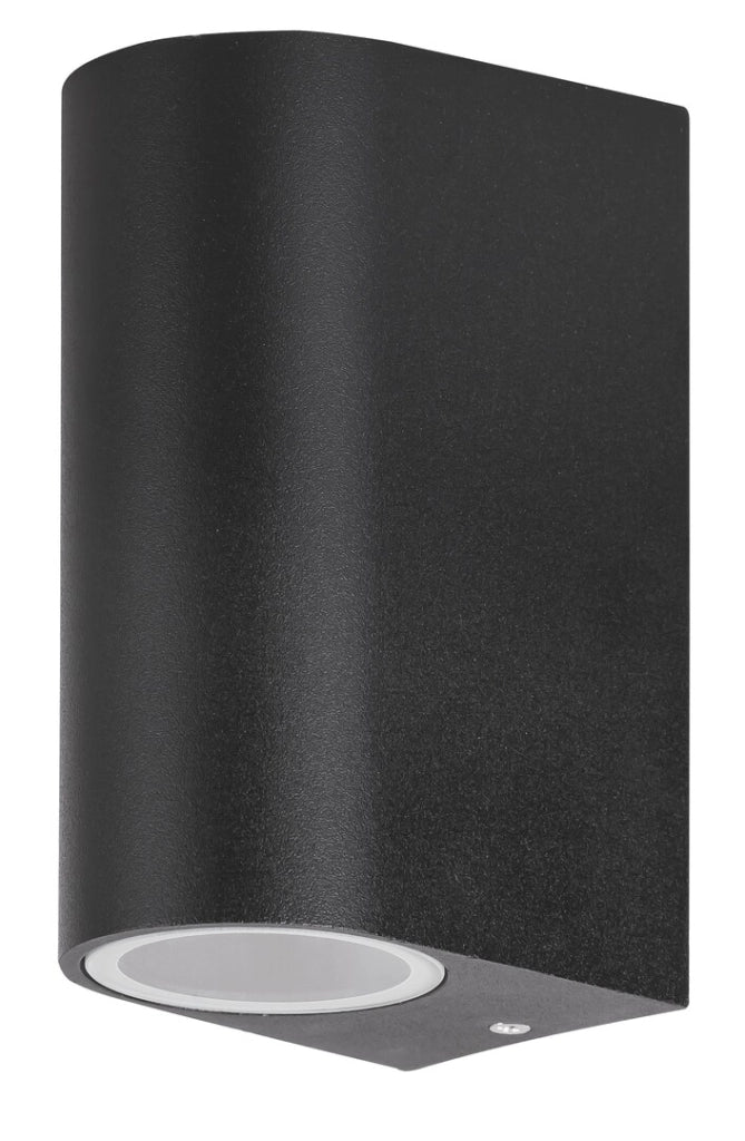 Applique esterna moderna 2xGU10 IP44 Chile nera Rabalux