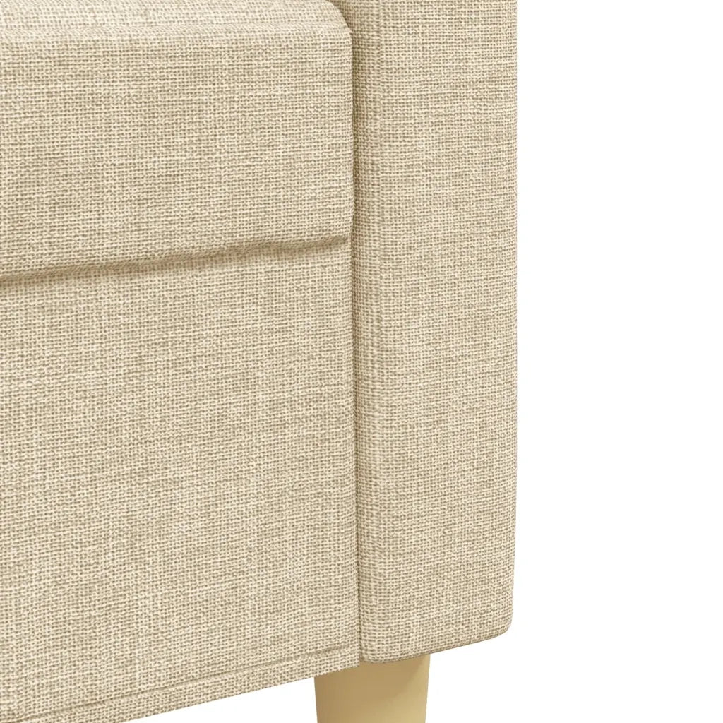 Set di Divani 2 pz Crema in Tessuto 3278321