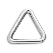 TRIANGOLO INOX 316 Ø MM.5X30 TRIANGLE RING MM.8X50
