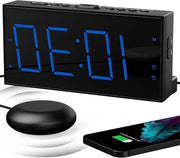 Lidriscio con Funzione di Sveglia a Trillar per Sonnambuli, Ideale per Giovani con Problemi di Sonno, Display Grande, Ricarica USB, Regolazione del Silenzio