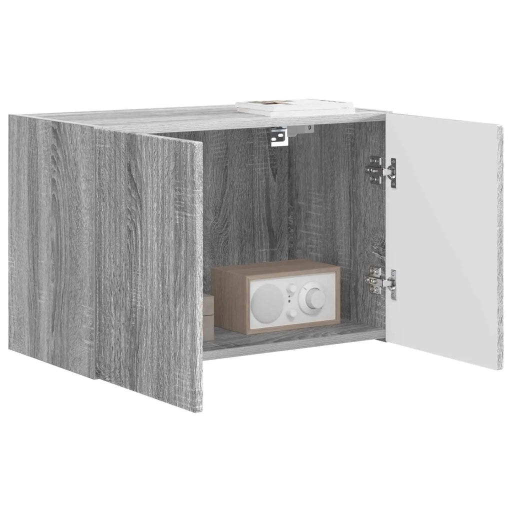 Mobile TV da parete Grigio Sonoma 59,5 x 31 x 40 cm 892341