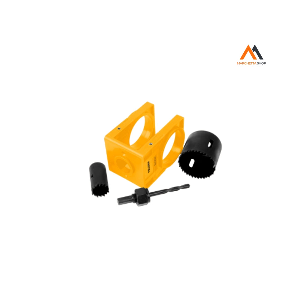 SET FORATURA 4 PZ CON TELAIO DI POSIZIONAMENTO