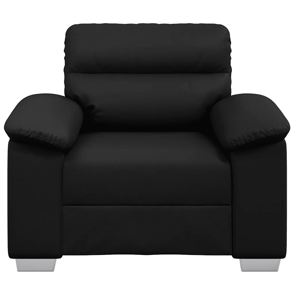 Poltrona Nera 100x81x84 cm in Similpelle 4105331