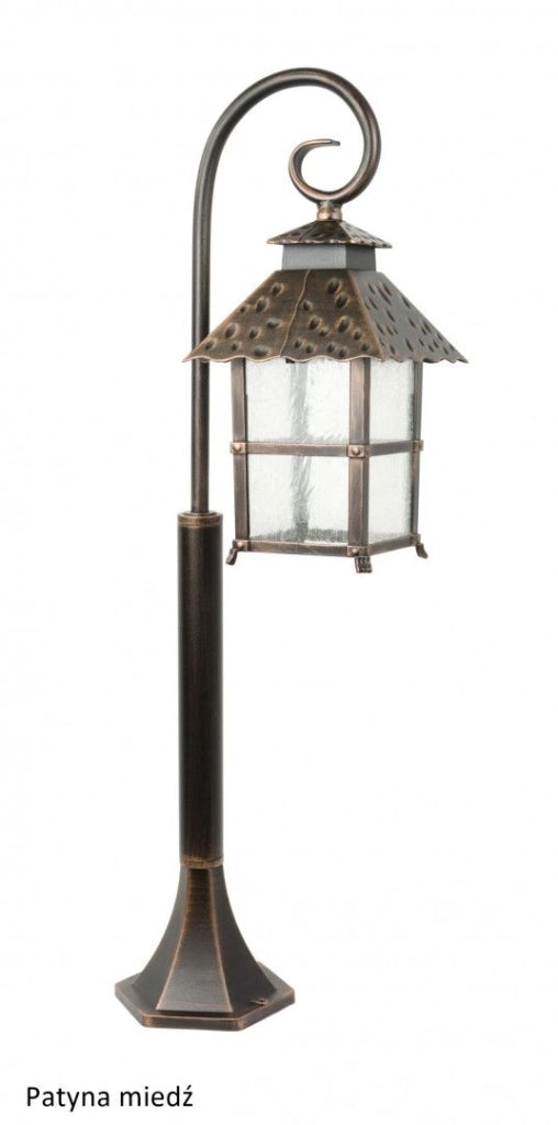 Lampione esterno CADIZ 86cm nero 1 luce E27 IP43 SU-MA
