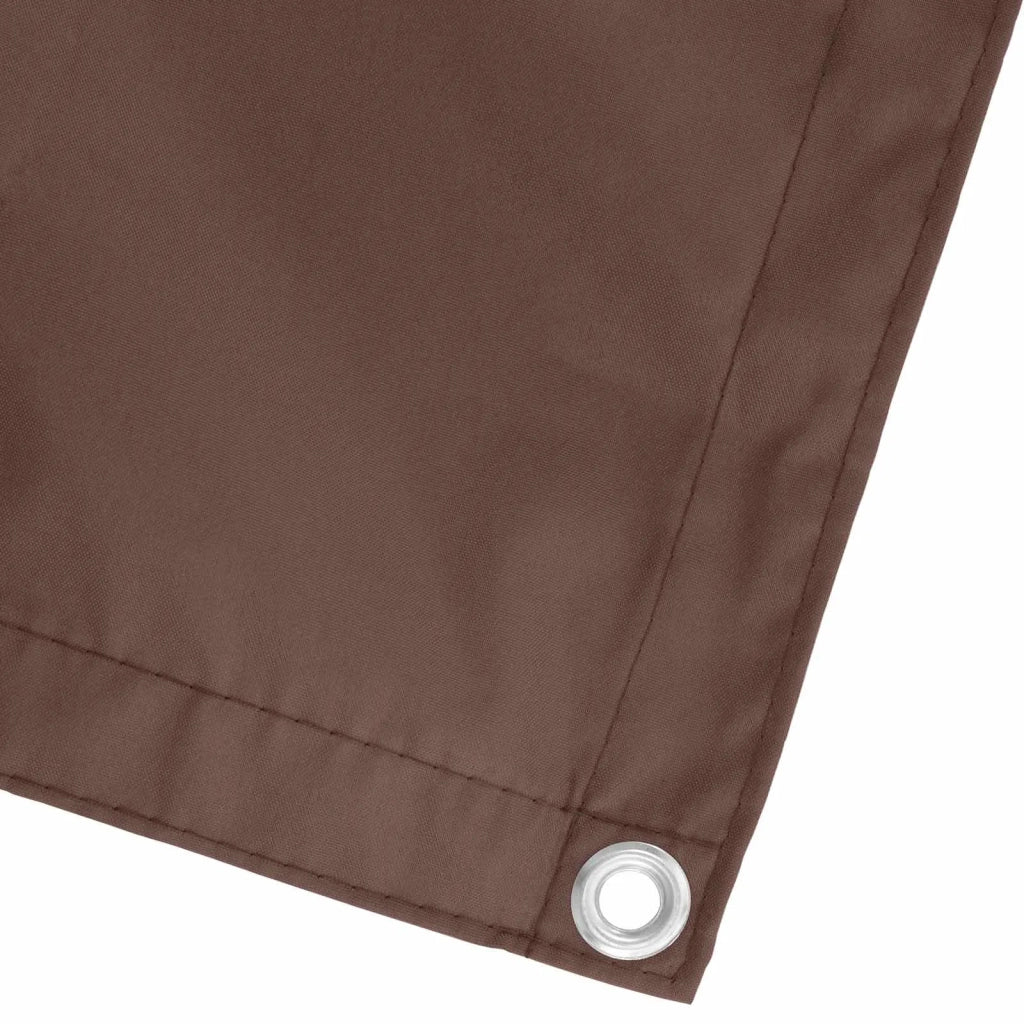 Schermo da balcone Marrone 120 x 200 cm Tessuto Oxford 42030883