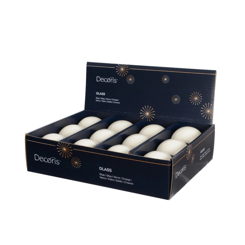 Pallina Vt lucido bianco caldo d8cm