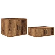 Armadio 2 pz Legno vecchio 127 x 41 x 40 cm Legno multistrato CFW1818148