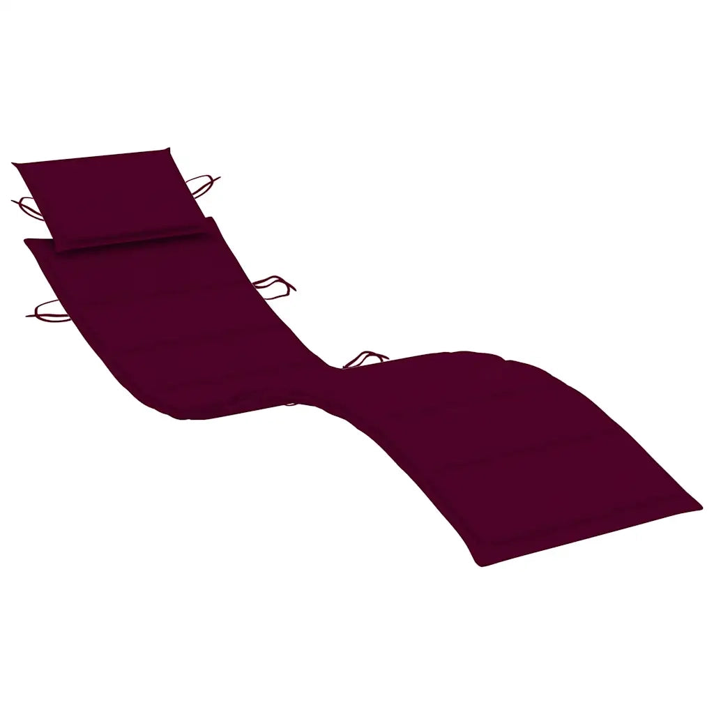 Lettini Prendisole 2 pz con Cuscini in Legno Massello d'Acacia 3077370