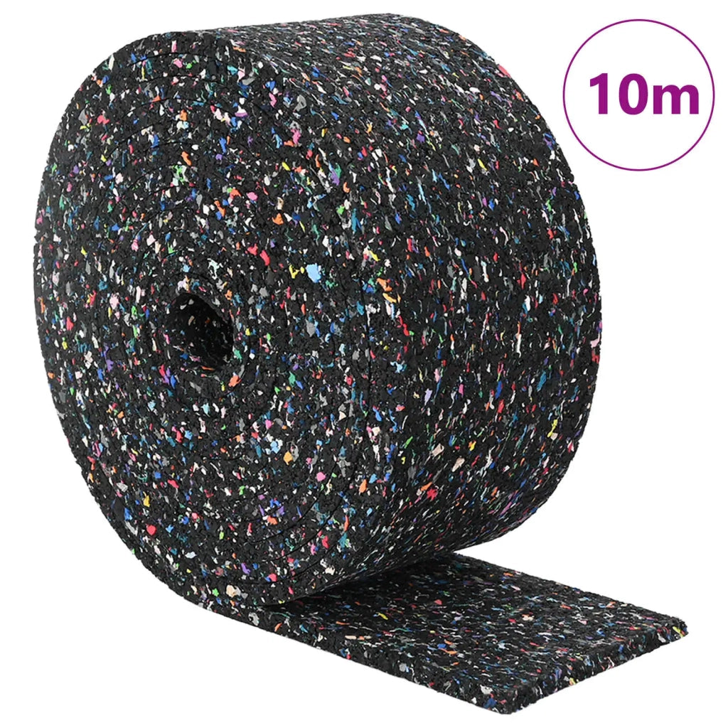 Rotolo di Granulato in Gomma Nero 1000 x 10 x 0,3 cm Gomma 42027279