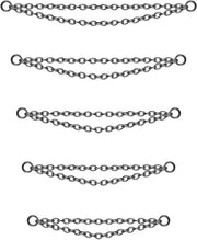 Set di 5 Anelli per Neus Piercing, Argento, Accessori per Piercing per Uomo e Donna