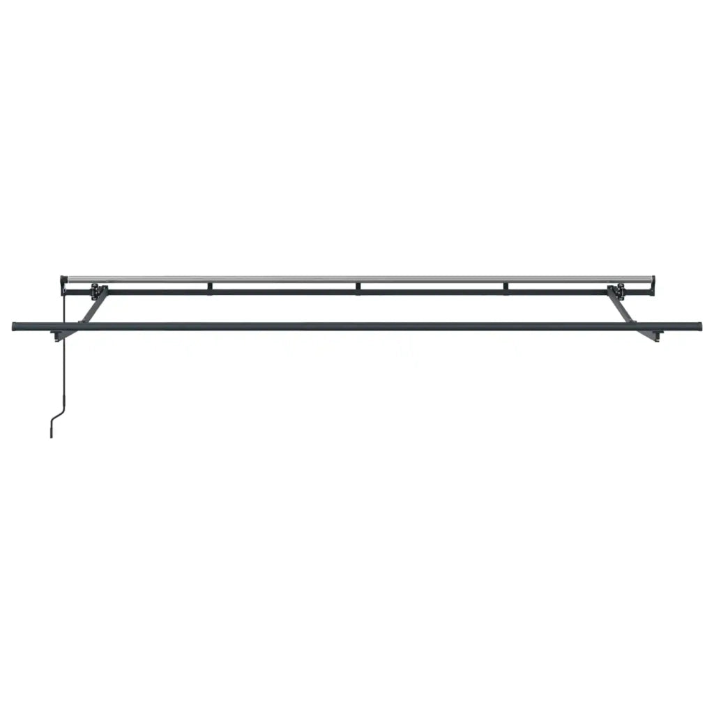 Tenda Retrattile Antracite 400 x 200 cm Poliestere e Alluminio 3329802