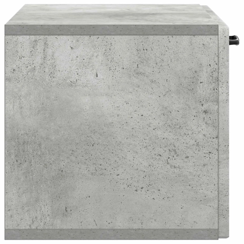 Mobile Porta TV da Muro-Credenza per TV sospesa Grigio Cemento 59,5 x 31 x 30 cm 939605