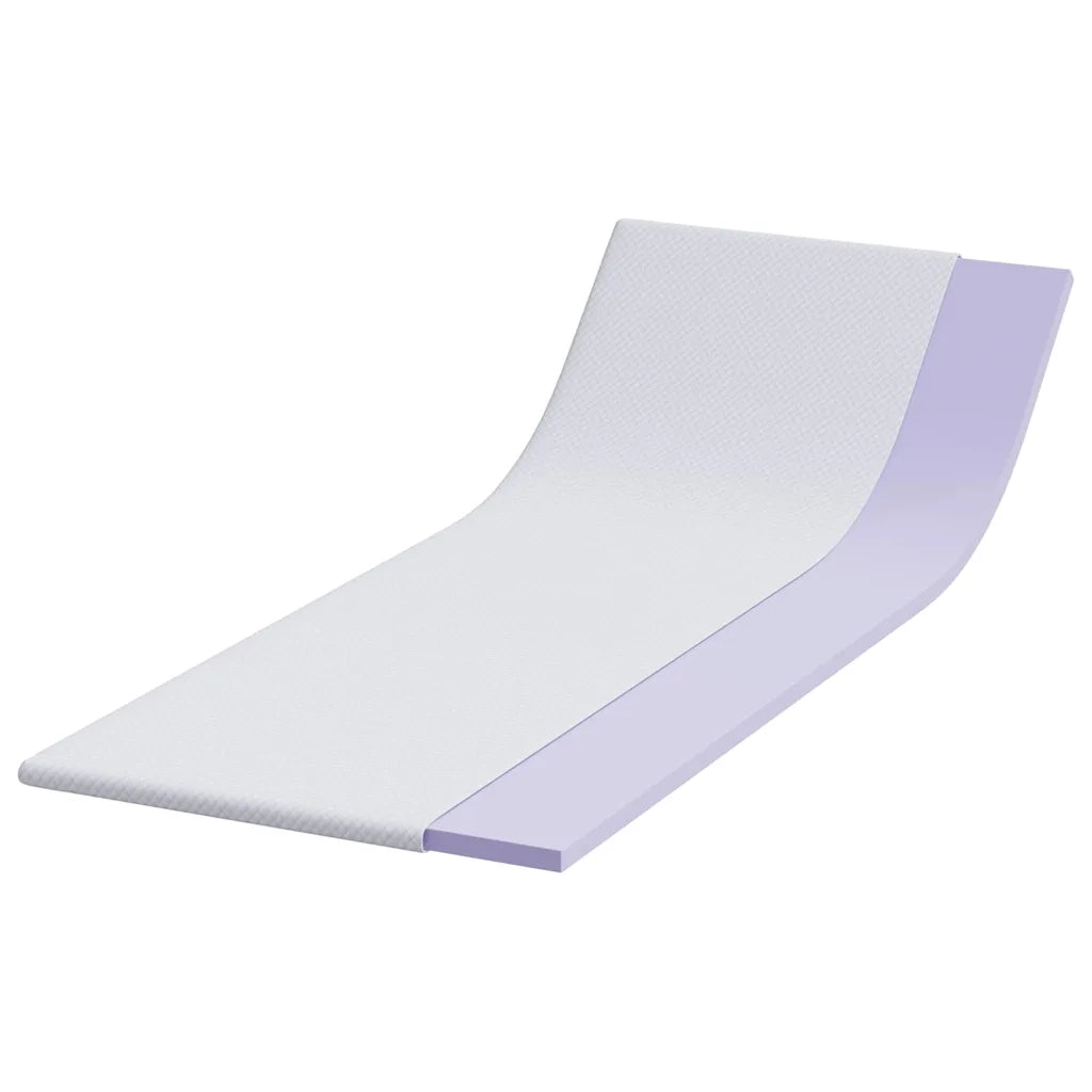 Topper per materasso Bianco 80 x 200 cm Tessuto Jacquard 4106210