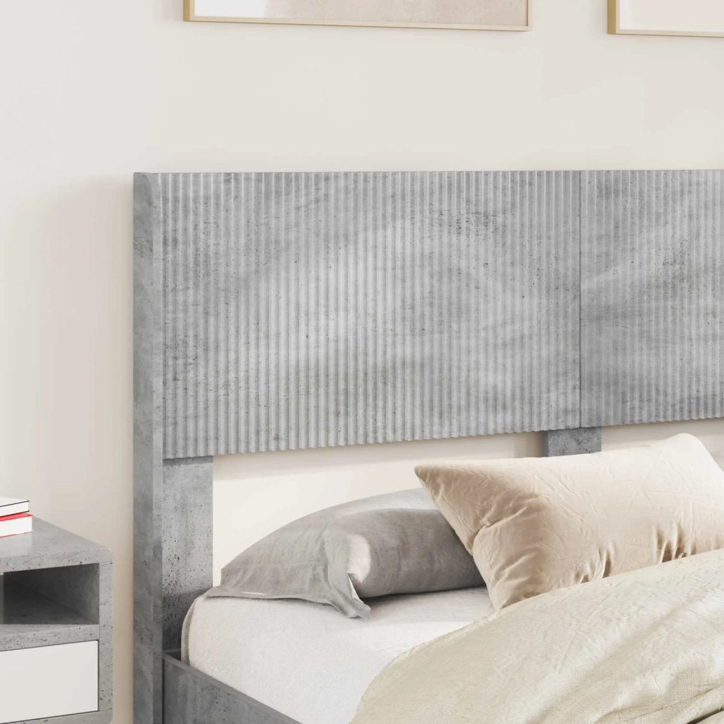 Struttura del letto con stoccaggio e testata Grigio Cemento 3414302