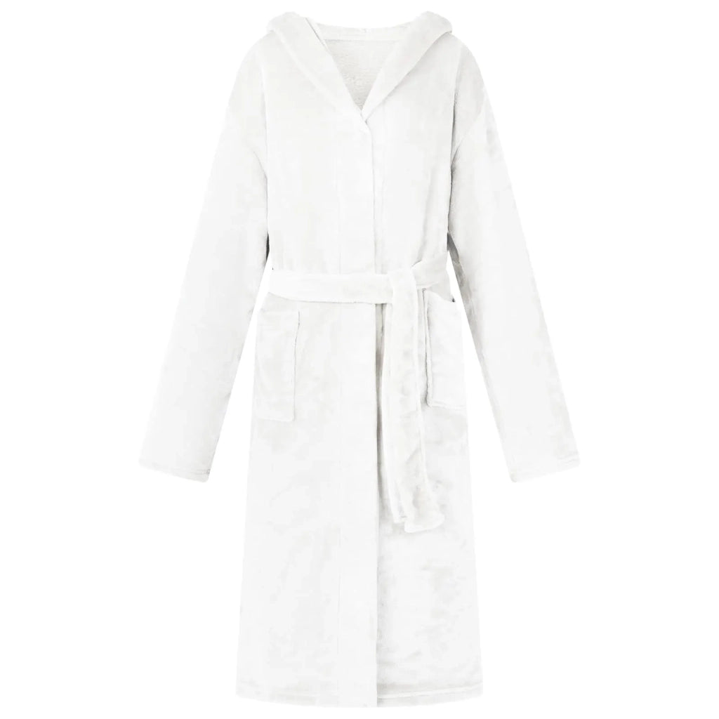 Accappatoio con Cappuccio Bianco xl Flanella 42017252