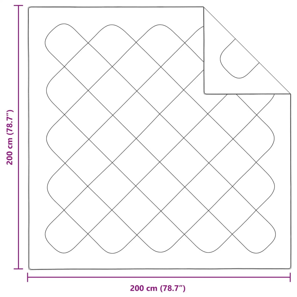 Piumone per tutte le stagioni 3 pcs Bianco Microfibra 3377587